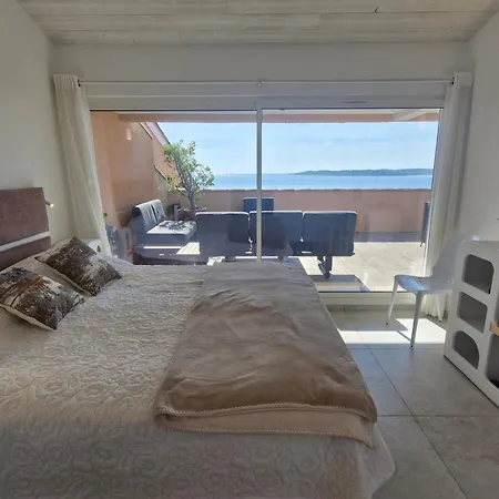 3 Pieces Avec Terrasse Vue Mer, Piscine Et Parking A - Fr-1-780-96 Апартаменти Сент-Максім