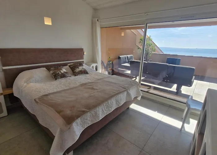 3 Pieces Avec Terrasse Vue Mer, Piscine Et Parking A Sainte-maxime - Fr-1-780-96 Apartment *